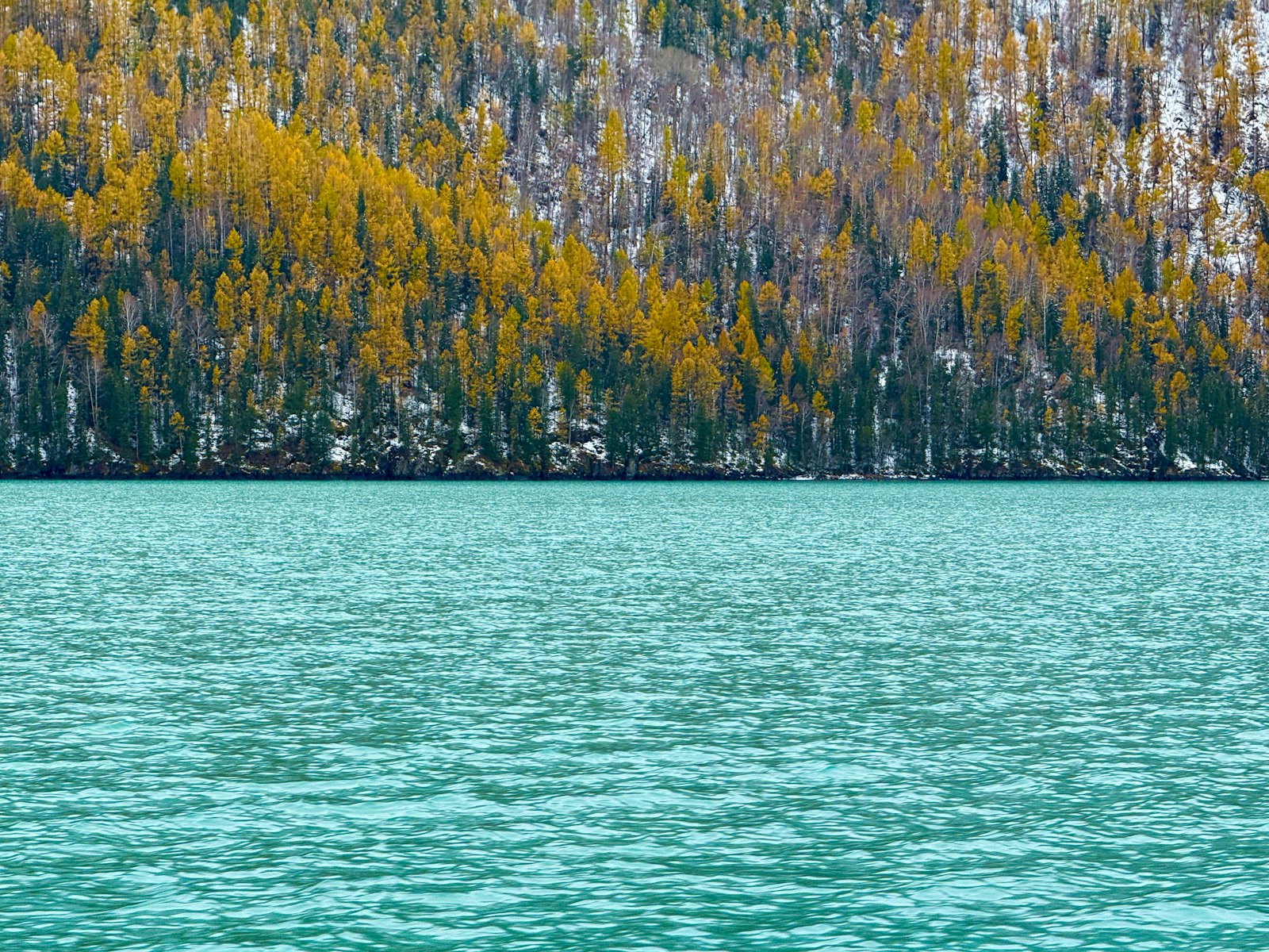 Kanas Lake in Autumn